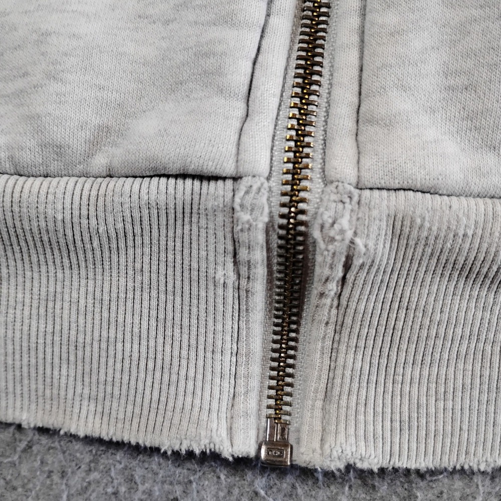 Vuori Womens Restore Hoodie VW251 Full Zip Gray Distressed Athleisure Medium - Picture 8 of 12